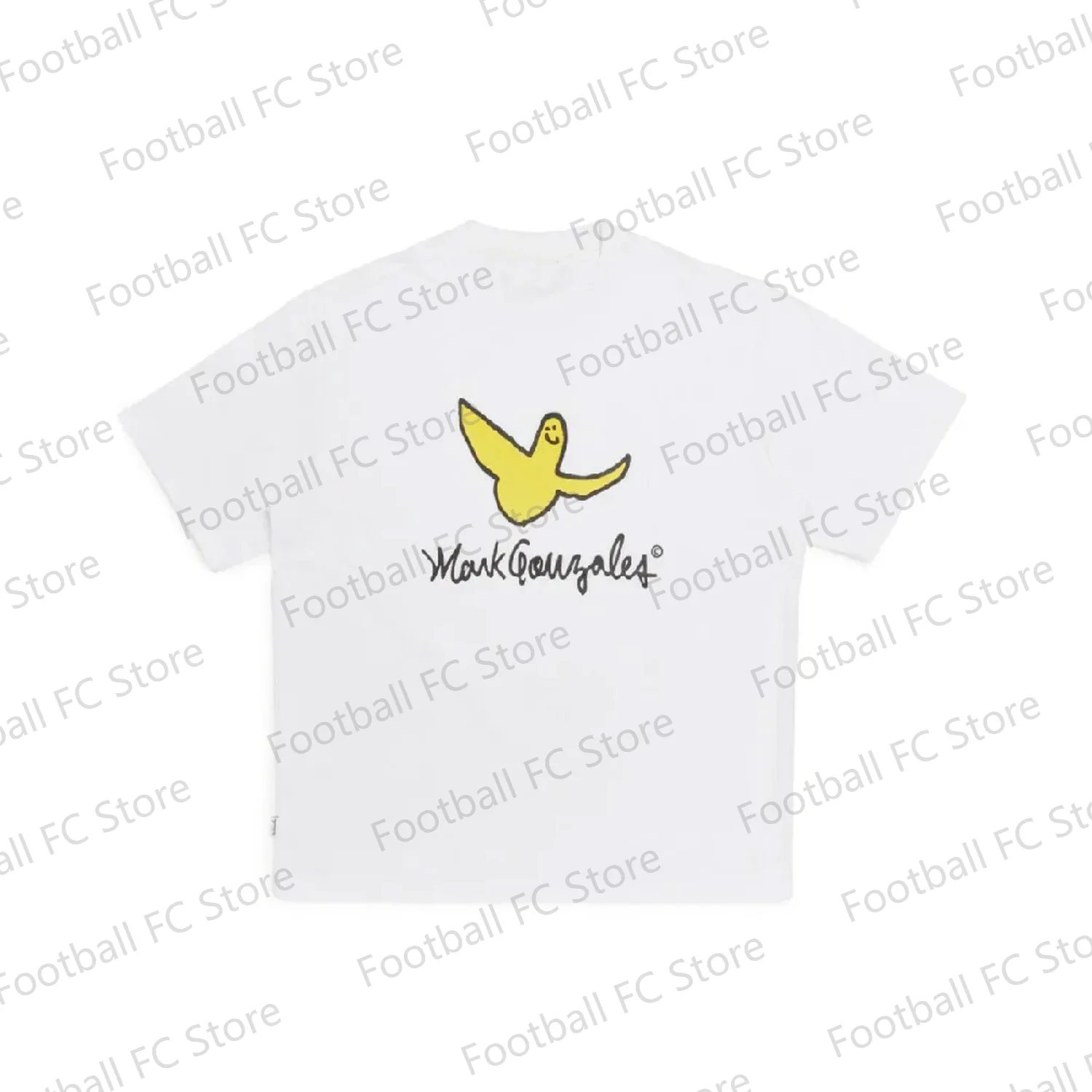 2024 nowe topy Y2K Mark Gonzales luksusowa marka Streetwear T-shirt bawełniana koszulka z krótkim rękawem koszula oversize