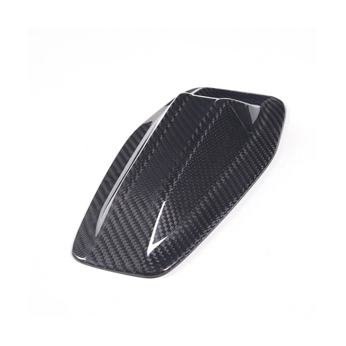 Car Roof Shark Fin Antenna Cover Trim Sticker Dry Carbon Fiber for BMW 4 Series G26 2021-2023 4-Door