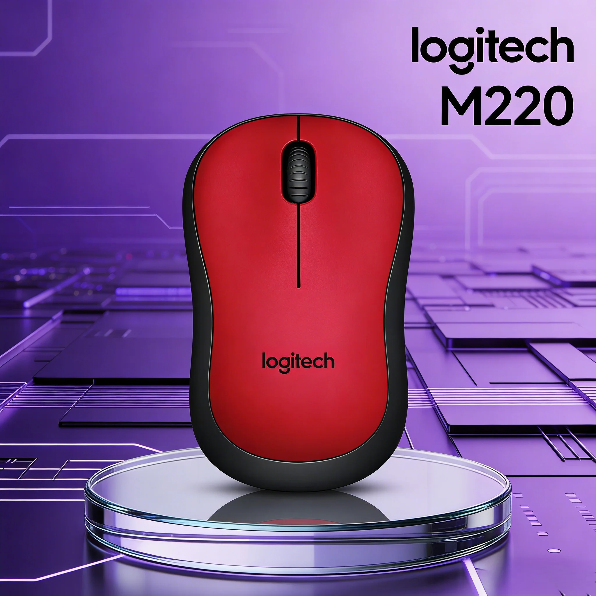 

Бесшумная офисная мышь Logitech M221 с беспроводным подключением до 10 м