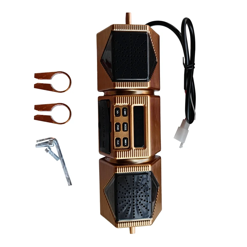 

Motorcycle Universal Stereo Speaker Bluetooth Amplifier Bluetooth Compatible V2.1 And Technology MP3 Music Player-A67F