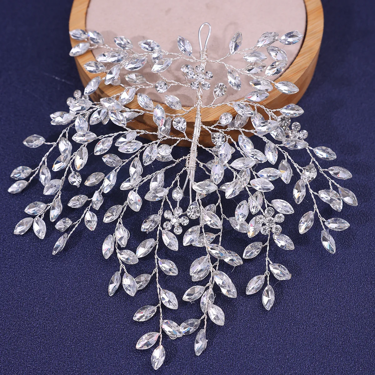 8 colors Bride Headband Rhinestone Hair Jewelry for Women Tiaras Headpiece Crystal Wedding Bridal hair accessories