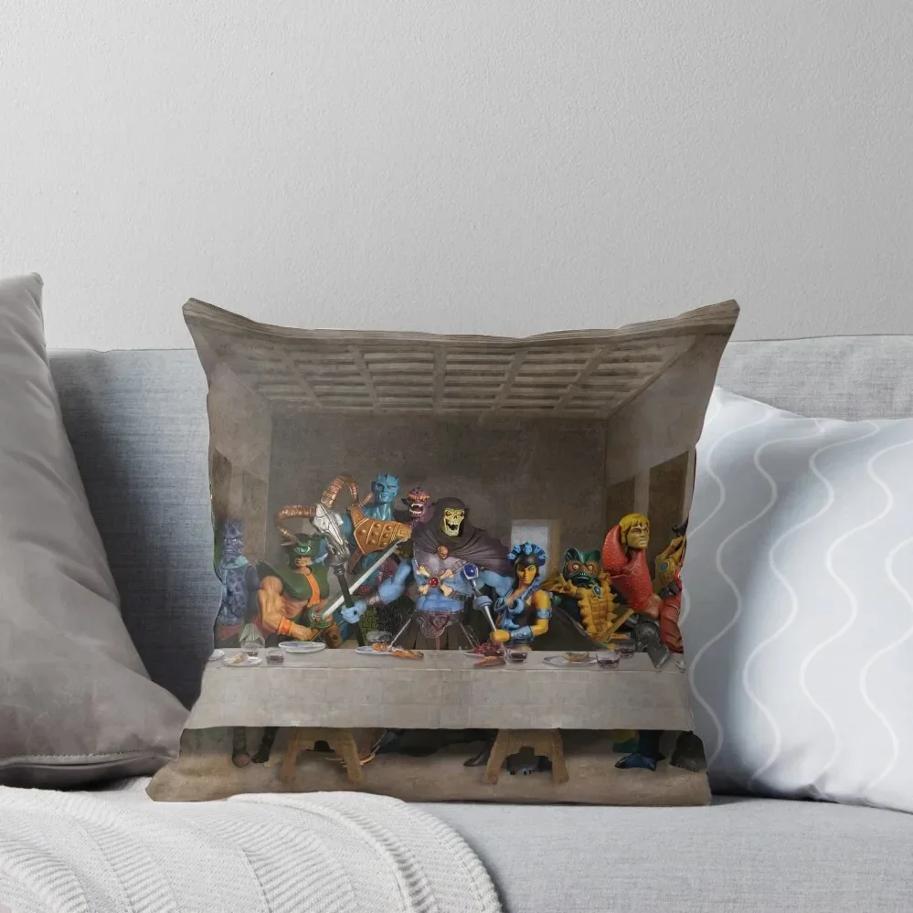 He-Man Villains Epic Last Supper Throw Pillow Sofa Pillow Cover Decorative Sofa Cushion Pillow