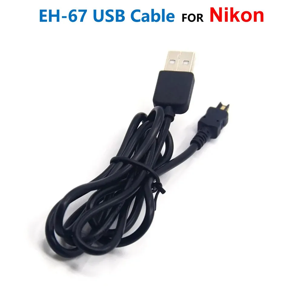 1M EH-67 EH67 USB Cable Digital Camera DC Charger Cable For Nikon Coolpix L100 L105 L110 L120 L320 L330 L340 L820 L830 L840 S30