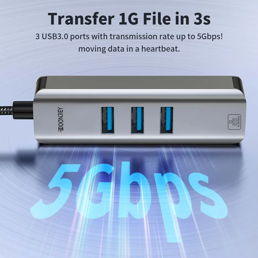 Adaptador de red USB 3.0 Tipo- - Usb C Hub Ethernet 2.5G reseña y precio