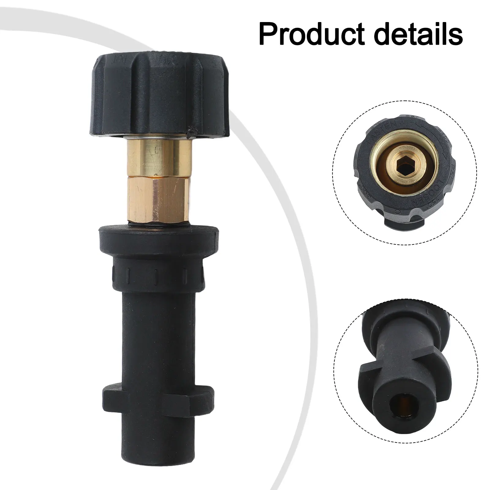

Соединитель Foam Pro для моек высокого давления Bosch серий K1, K2, K3, K4, K5, K6, K7