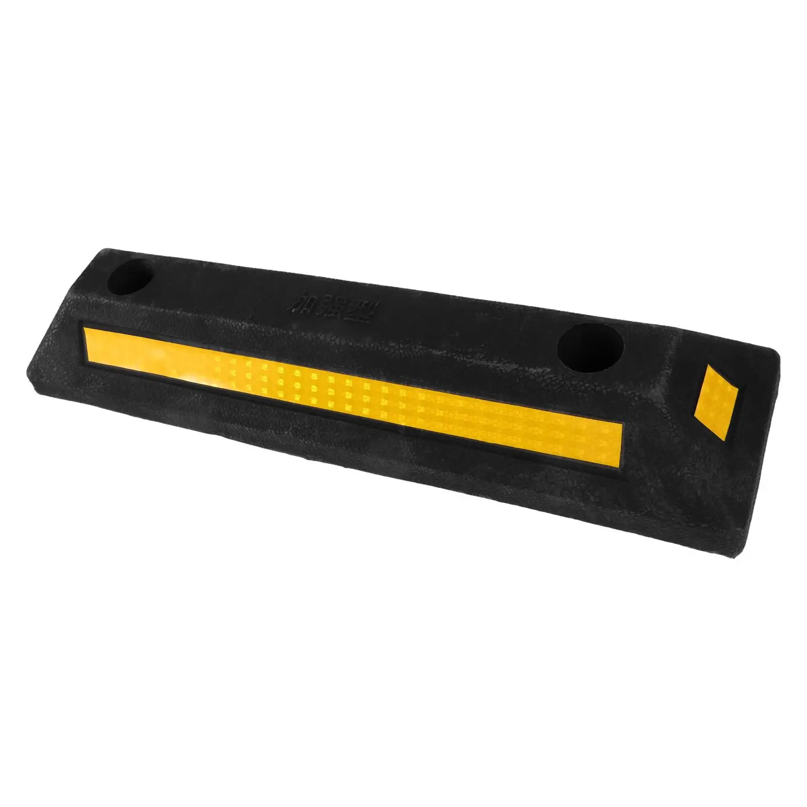 

Rubber Parking Stopper Garage Car Block Tire Stops Floor Driveway Vehicle Truck Lightweight AntiSlip Firm Material