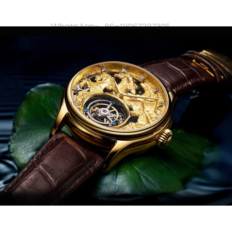Mechanical Watch, Twelve Zodiac Animals, Eight Horses, Classic Chart of Horses