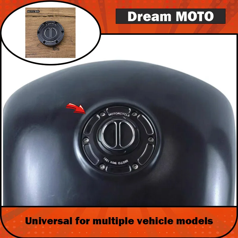 【Premium】For Chinchilla 500, Napoleon 450, Greystone 300, Liao 700 retro aluminum alloy fuel tank cap accessories