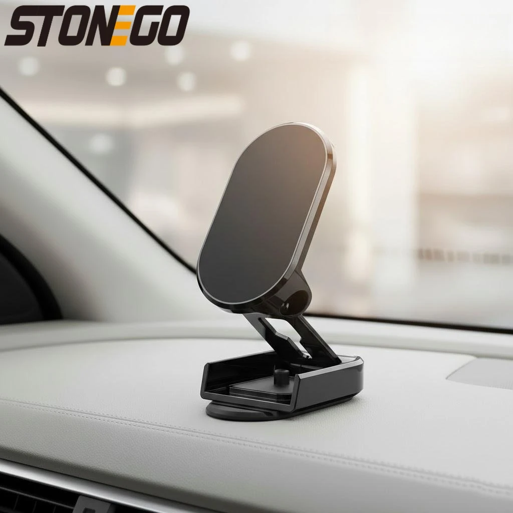 

Магнитный автомобильный держатель для телефона STONEGO 360 ° Вращающийся многофункциональный магнитный держатель-подставка для телефона