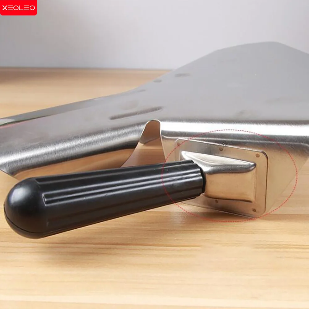 ตะหลิวสแตนเลส XEOLEO สำหรับเฟรนช์ฟรายส์ เกรดอาหาร ใช้สำหรับเฟรนช์ฟรายส์ ป๊อปคอร์น ตะหลิวทำขนมในครัว ด้ามจับเดี่ยว/คู่