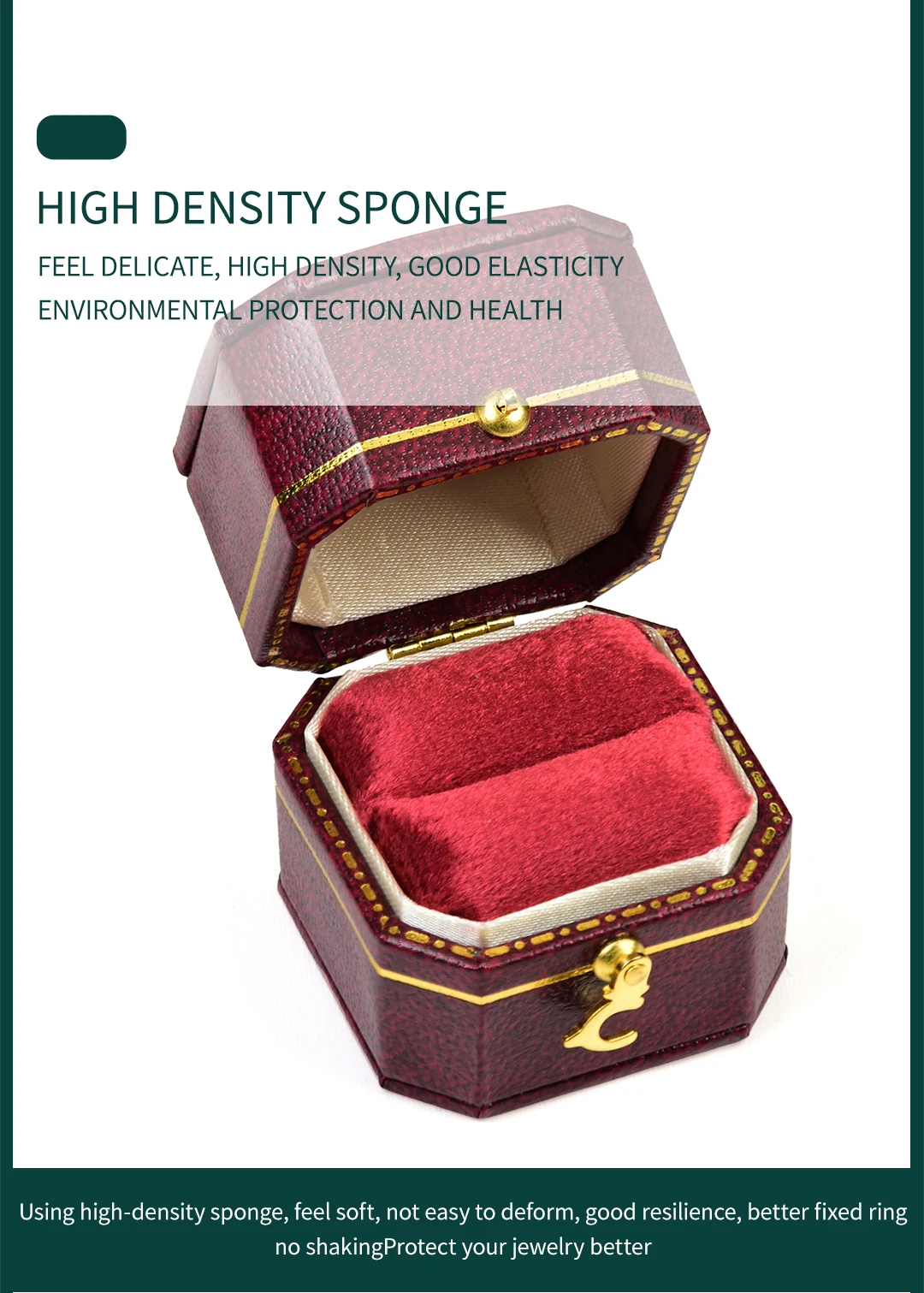 TAIMY Vintage Ring Box Handcrafted Wedding Antique Ring Box Lassical Victorian Style Decor Mini Jewelry Box Ring Storage Case