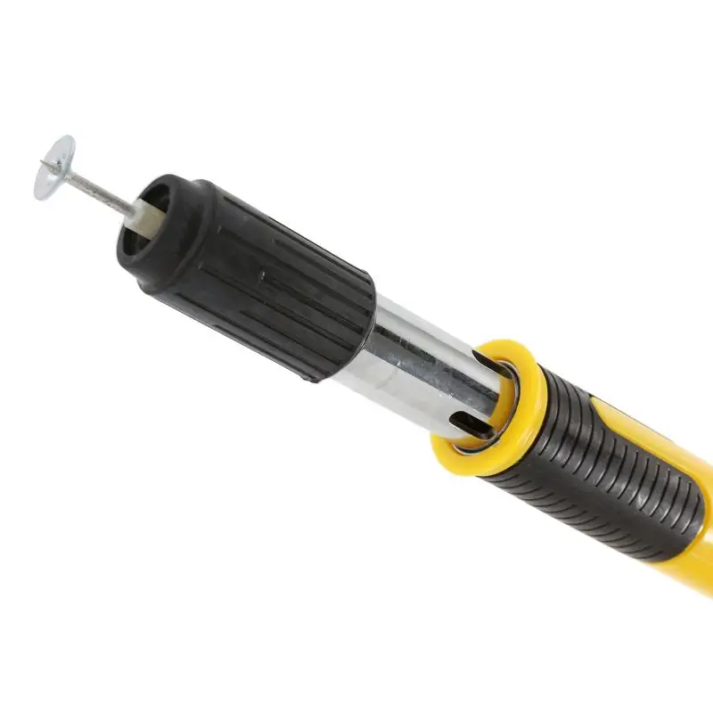 Mini conjunto de ferramentas de rebite pistola prego aço renovação instalação rebite fasterner fixo ferramentas com 200pc 25mm redondo unhas ferramenta elétrica
