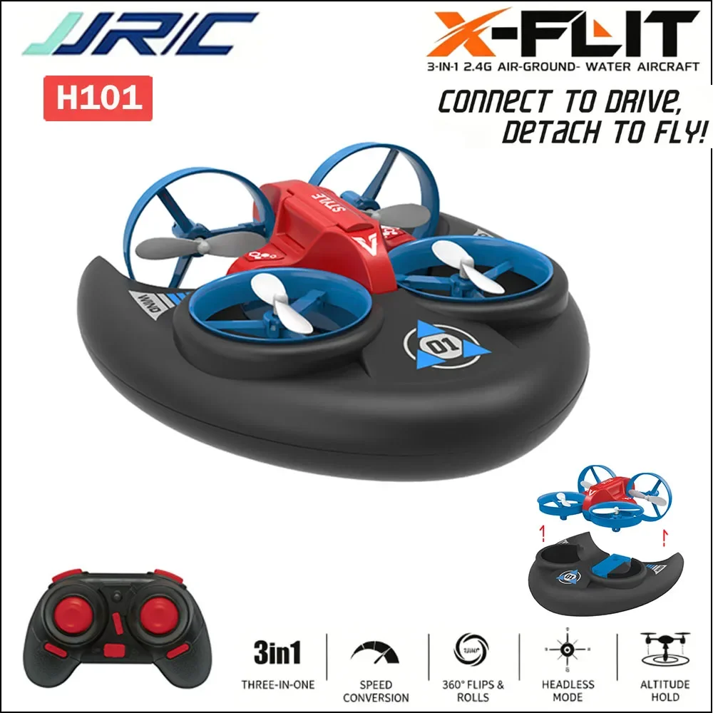 Dron JJRC H101 H116 3 en 1, Mini Modelo Todoterreno, Aeronave a Control Remoto, Resistente al Agua, Altura Fija, Quadcopter de Juguete para Niños, Regalo