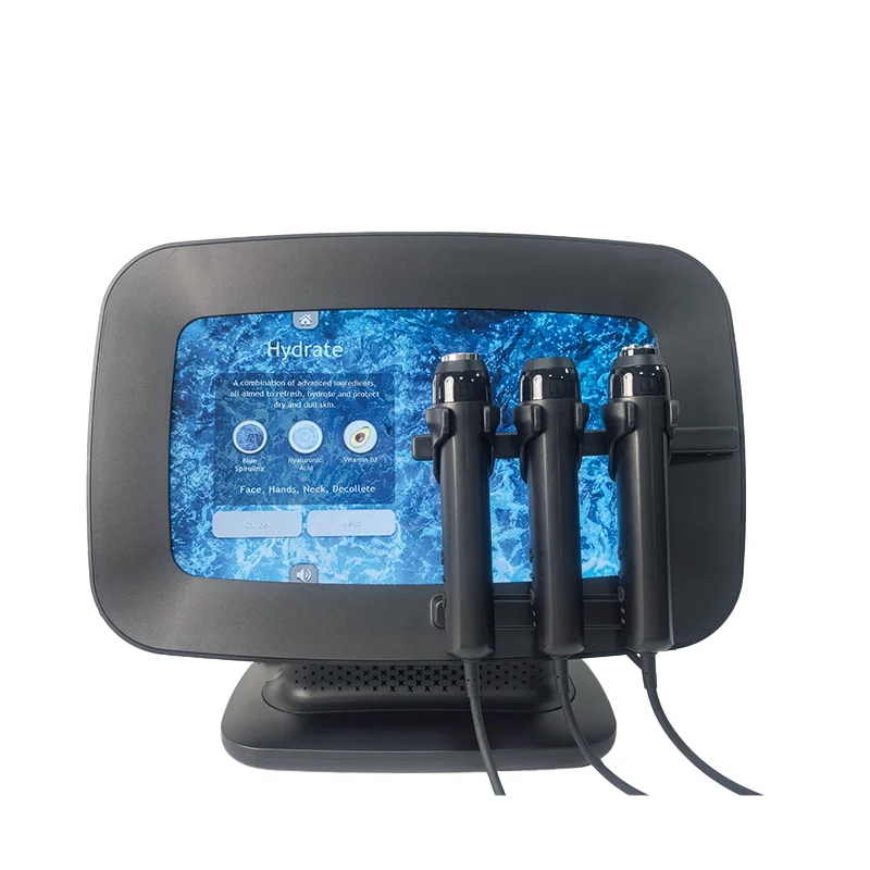 

New Design 3 in 1 Oxygen Therapy Facial Whitening Co2 Bubble Ultrasound Skin Rejuvenation Oxygen Jet Machine