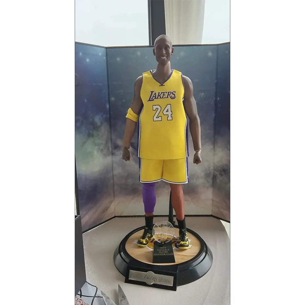 1/6 Scale Kobe Figures NBA Star #24 Black Mamba Double Head Sculpts&Suits Model Decorate Basketball Collection Kids Toys Gift