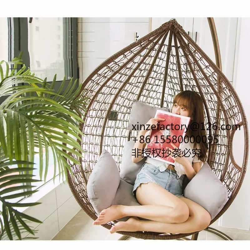 Factory Direct 2026 Top RatedBeach Lounge Chair Swing Cushion Egg Hammock Basket