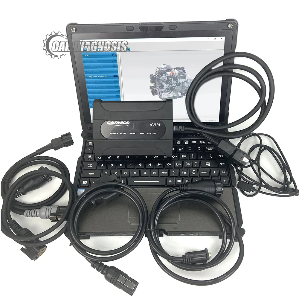 Detection (uVIM) DCU ECU DMS-5 SCR v110 laptop For Doosan Uvim Diagnostic Tool loader Excavator Forklift Engine Fault Scanner