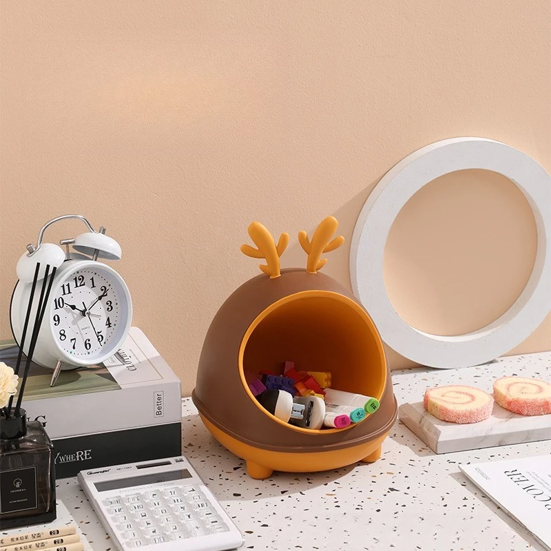 Little Deer Storage Box Creative and Adorable Home Office Entrance Key Organizer Decorative Storage Solution