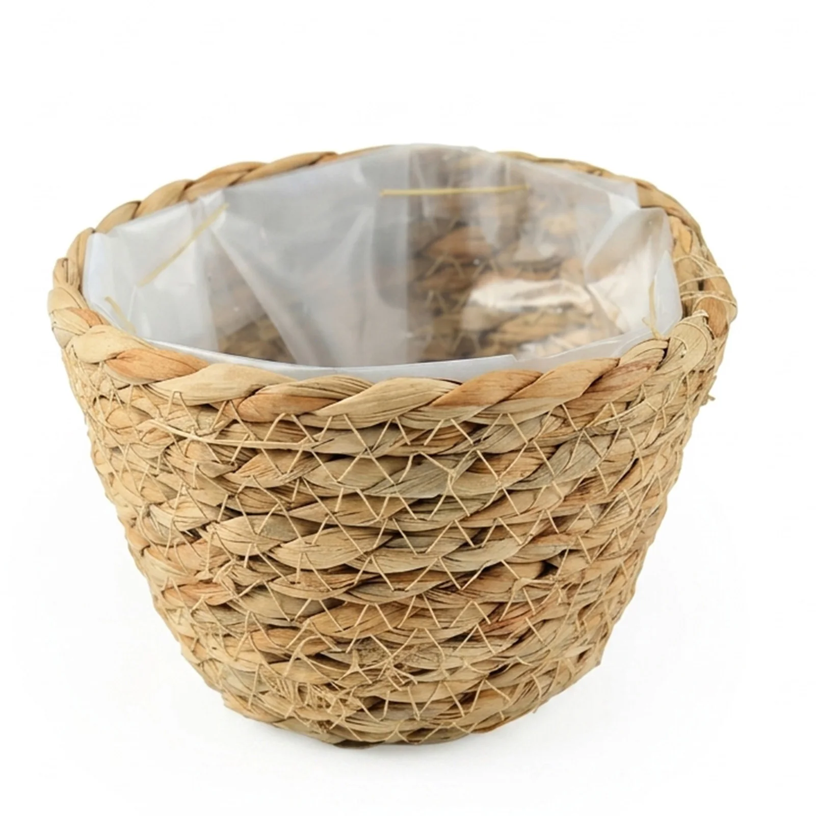 Woven Plant Pot Natural Seagrass Basket for Home Garden Decoration