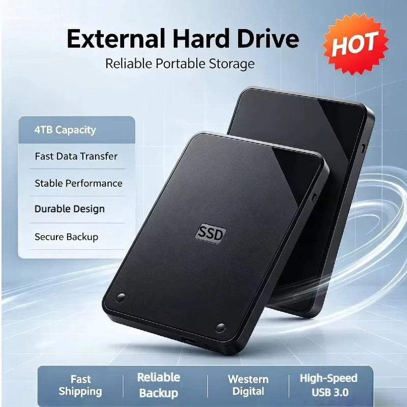 High Speed 2.5" Elements External Hard Drive USB3.0  Trans Mission Portable HDD 2TB 4TB E Xternal Storage Disk For Notebok PC