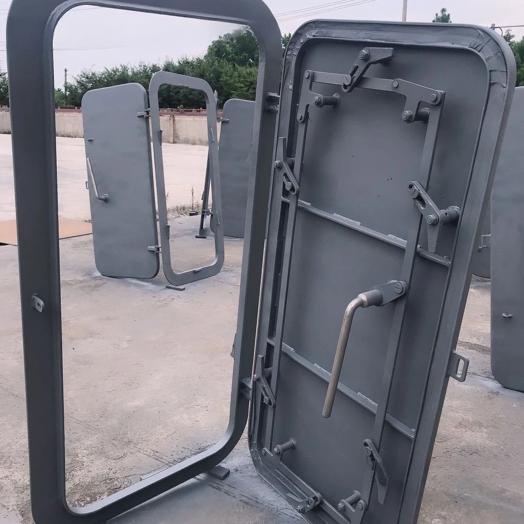 Single quick-opening and closing water weathertight door, light marine steel watertight door