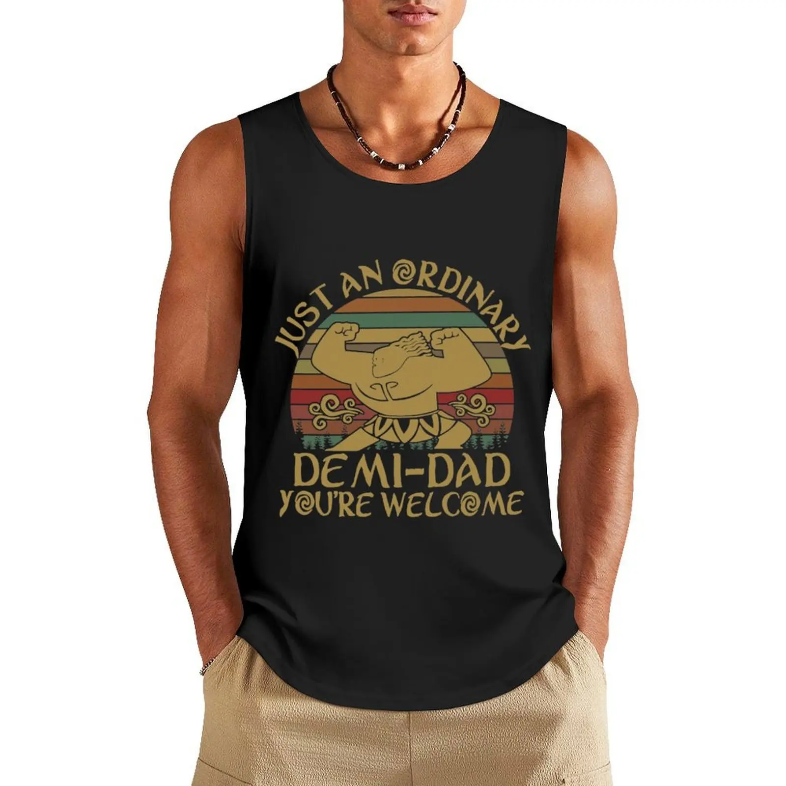 

Just an ordinary demi dad you_re welcome Tank Top sleeveless shirt man gym Gym t-shirt man sleeveless gym shirt man fitness