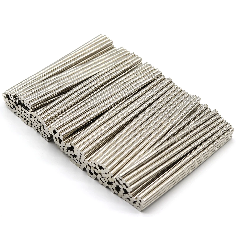 Super Strong Round Magnets for Fridge, DIY Projects, Science & Office Use Refrigerator Magnet 3x1mm