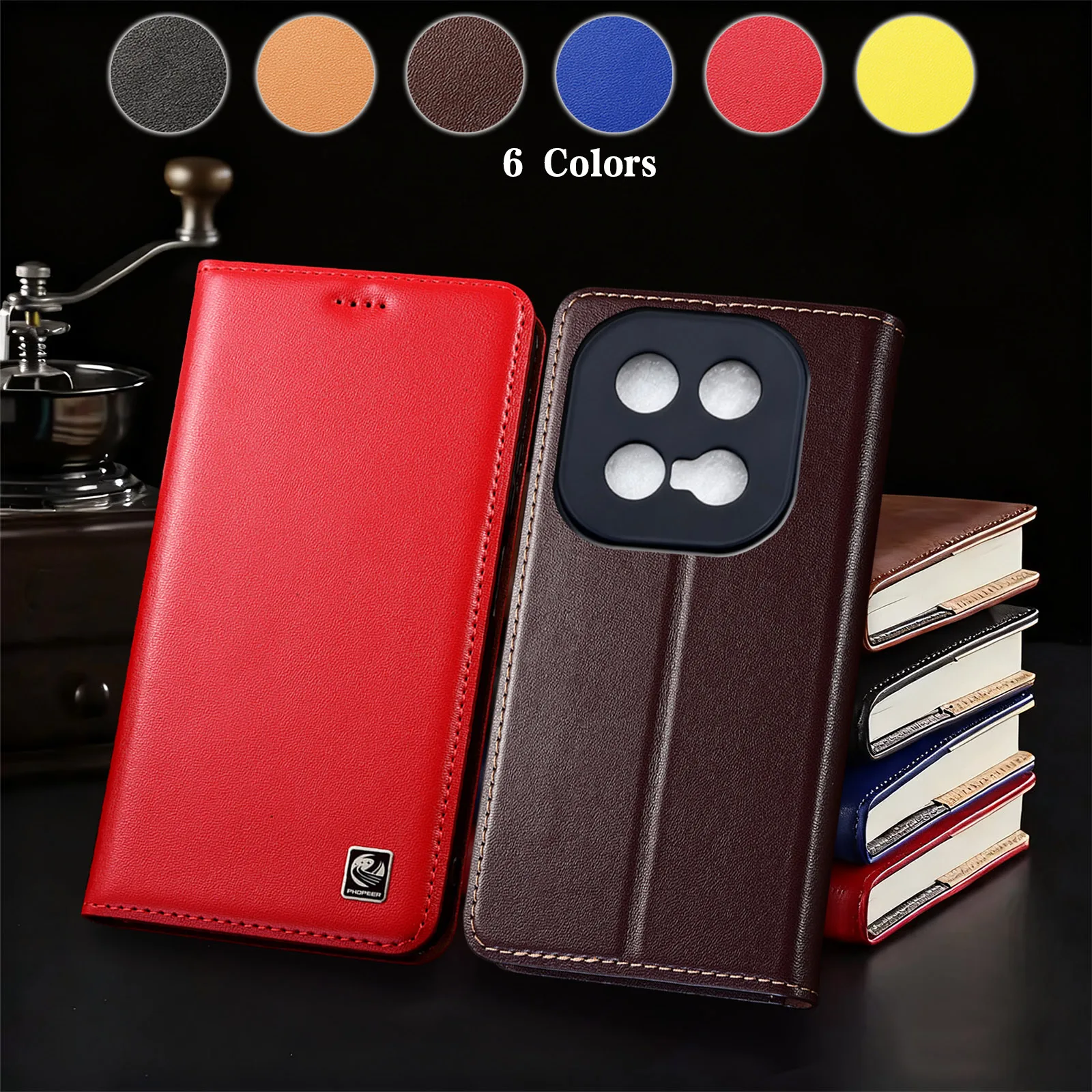 

Genuine Leather Phone Case For Vivo iQOO 7 8 9 10 11 11S 12 13 15 Pro Nappa Pattern Flip Wallet Cover Case Cowhide Scratch-Proof