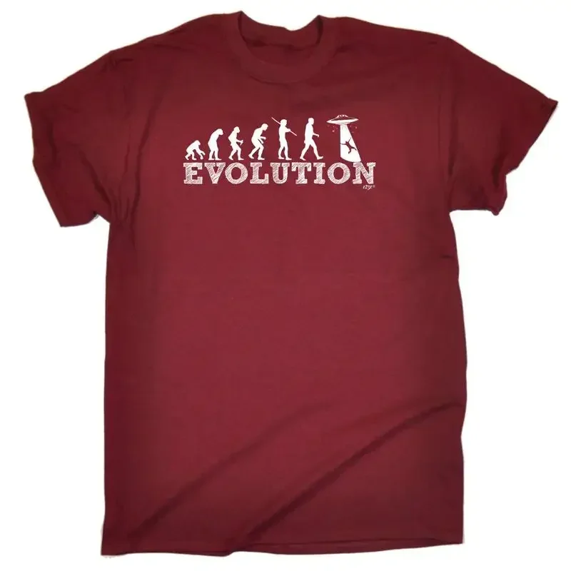 Evolution Ufo Abduction Mens Funny Novelty Top T Shirt
