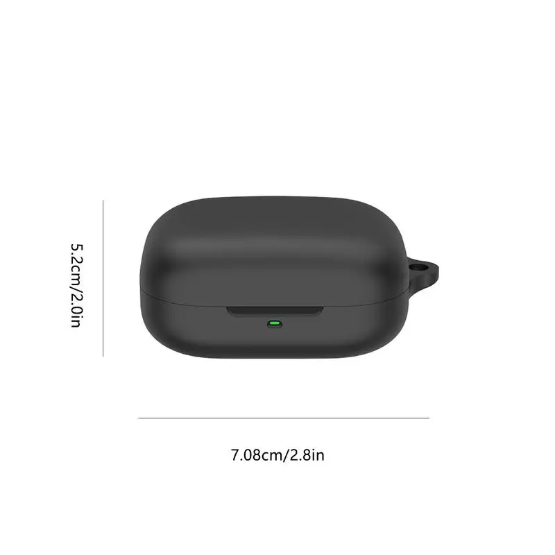 Funda de silicona para auriculares inalámbricos, carcasa suave a prueba de sudor, funda protectora antihuellas