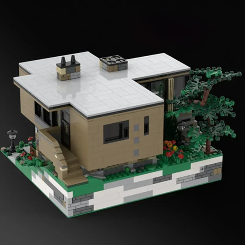 

City Street View Moc Building Block Chamberlain Cottage Model Technology Brick DIY Assembly Modular Toy For Holiday Gift