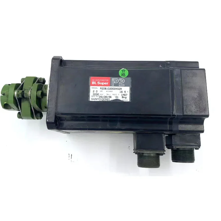 Industrial machine servo motor Sanyo FOR YV112 P20B10200DXS2H