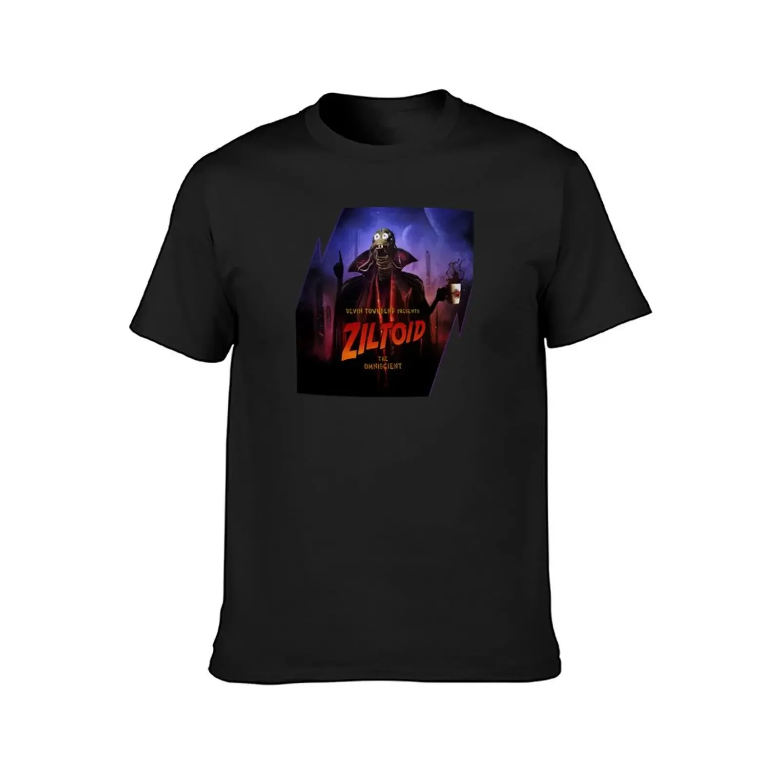 Ziltoid The Omniscient Album Cover Art T-Shirt plus sizes shirts graphic tees customs man t shirt black t-shirts for men