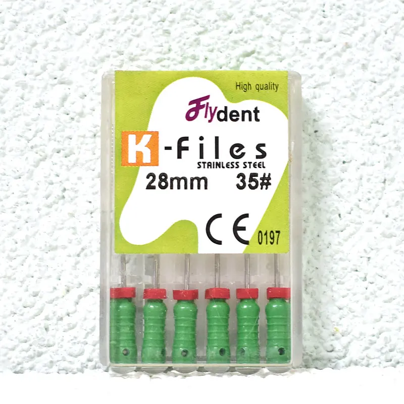 

Dental Stainless Steel K Files21MM/ 28MM Endodontic Instruments Hand Root Cleaning Dentistry