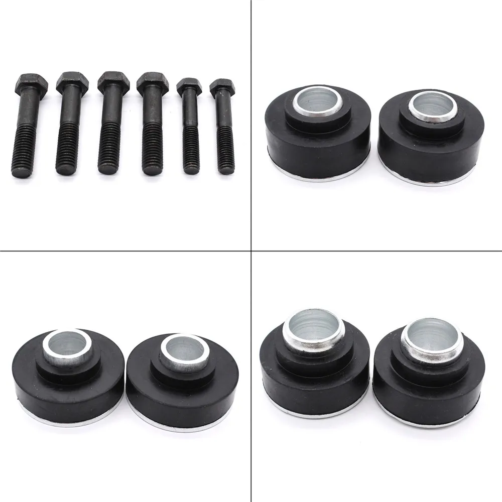 1 set Subframe Body Mount Bushing Kit w/ Hardware Bushings Sub Frame Bolts Washers for Chevrolet 1967-1972 Camaro/68-72 Nova