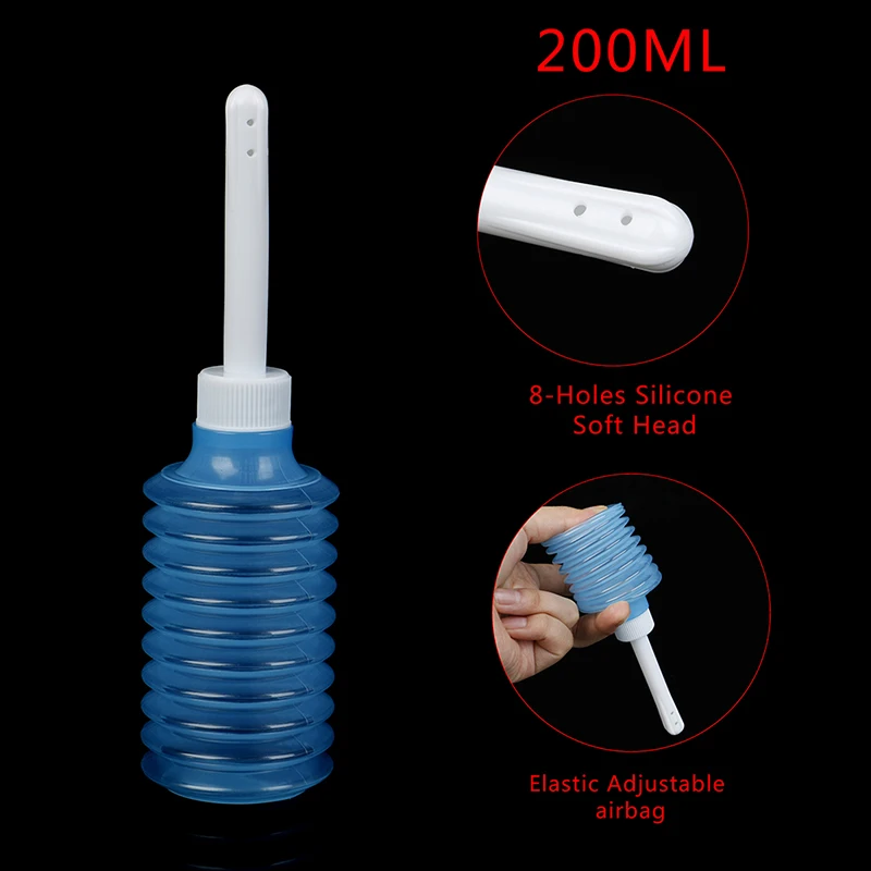 Reusable Vaginal Anal Douche Retractable Vagina Wash Anal cleaning Anus Cleaner Feminine Wash Hygiene Gay Pump Irrigator