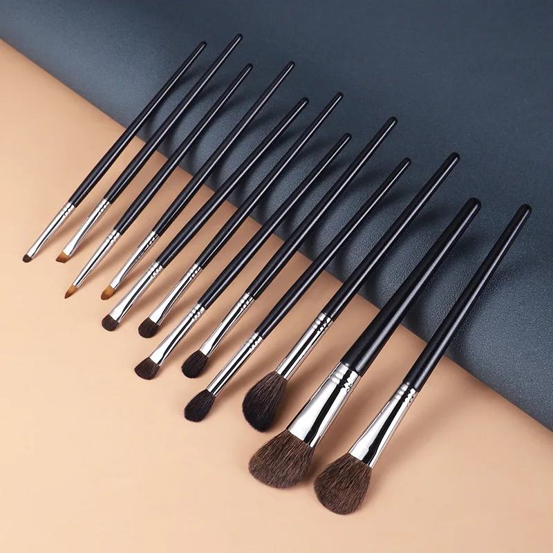 1pc pro cabelo animal blush pincéis de maquiagem rosto & olho detalhe sombra compõem pincéis sombra de olho destaque mancha sobrancelha essencial