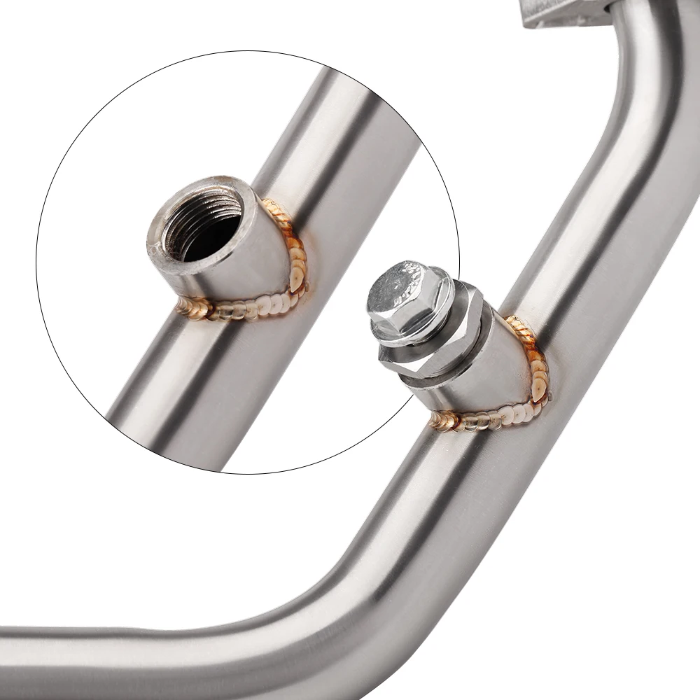 For Vespa Primavera Sprint 125/150 3V (2021-2023), Complete motorcycle exhaust system, high-performance muffler for 51mm elbow