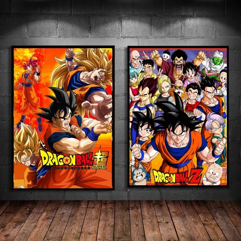 

Anime Posters Dragon Ball Vegeta Canvas Paintings Modern Home Children's Bedroom Decor High Quality Art Classic Wall Stickers