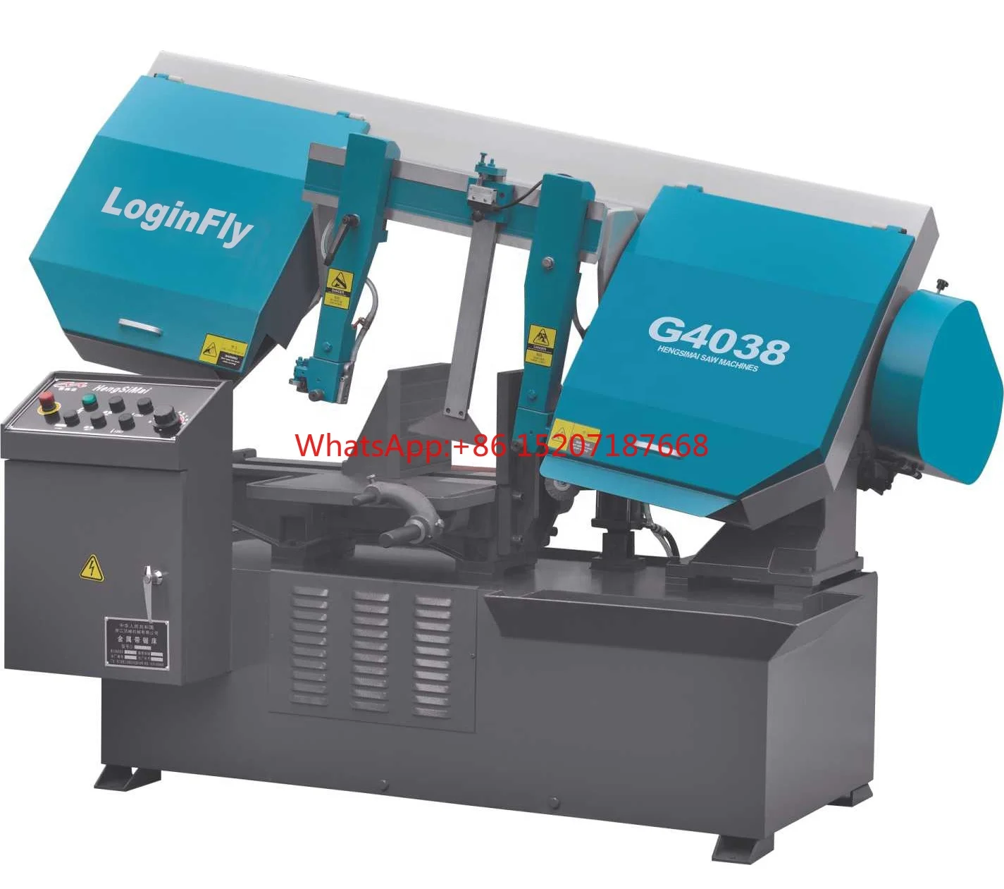 China factory sale high quality metal cutting band saw machine with Manual Control Metal Bar Band Saw Machine