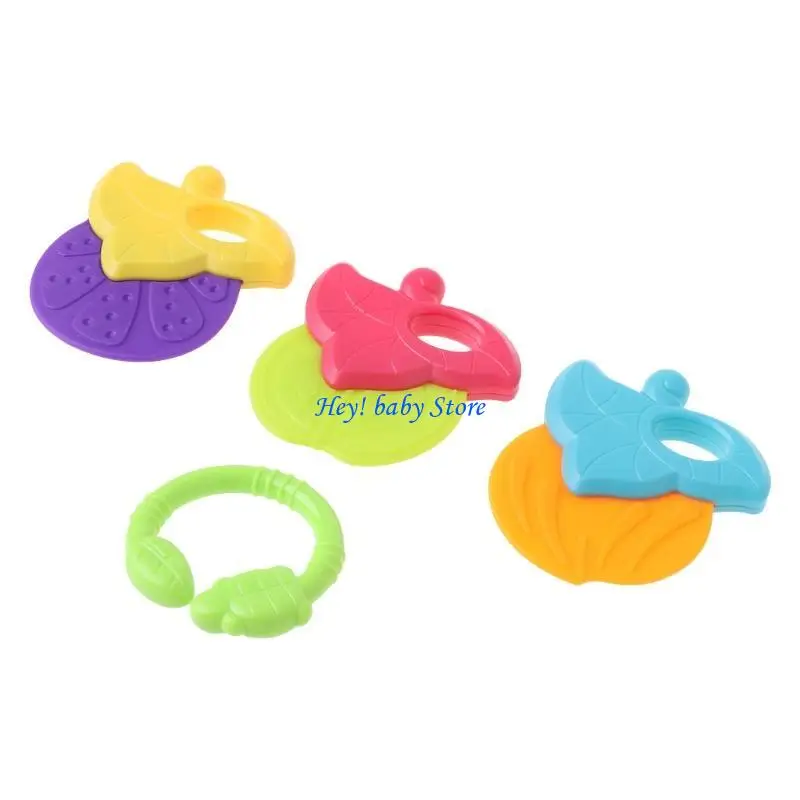 Q1FE Baby Beaby Legith Lotes Clotfully Silicone Fruit Fruit To Theother Bracelet DIY