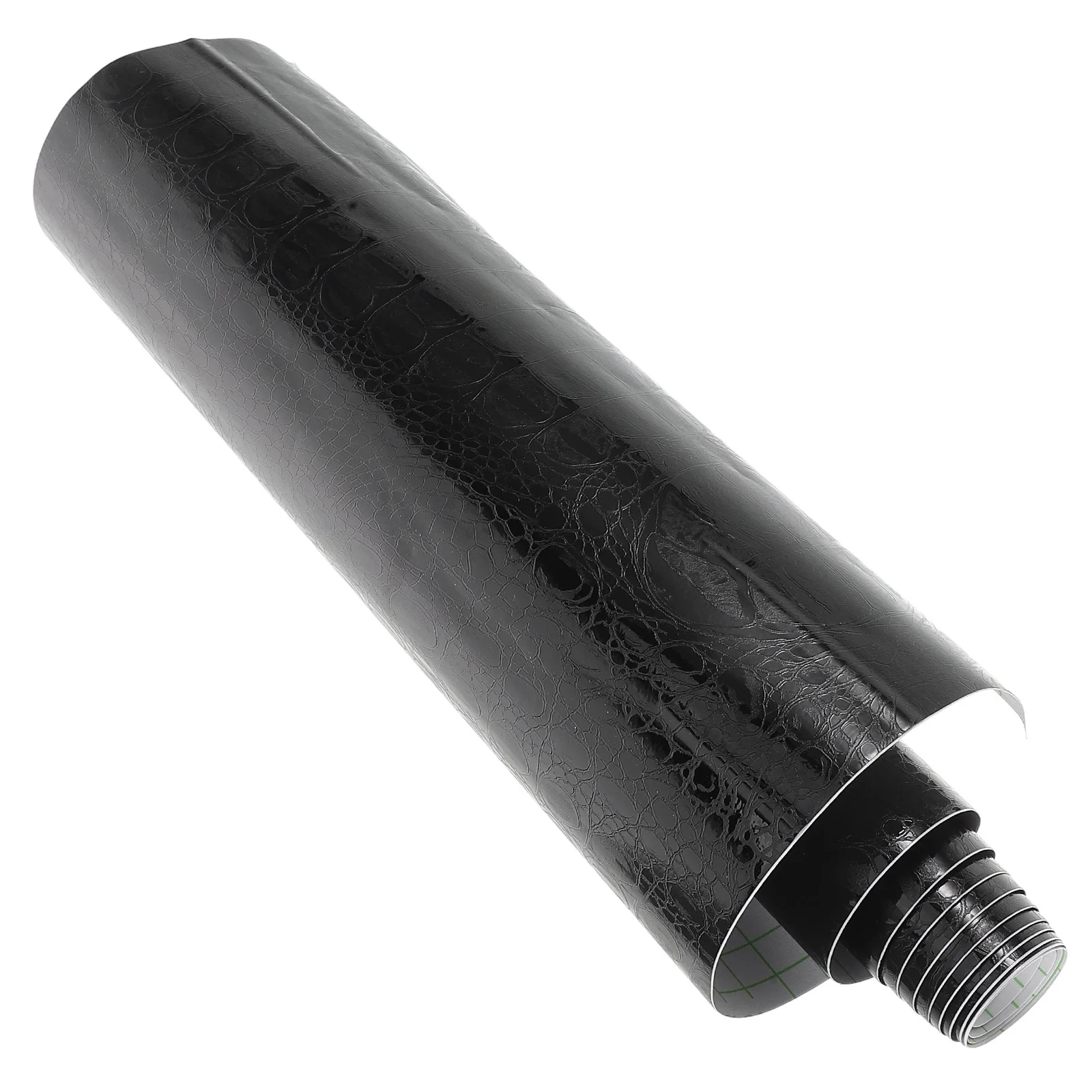

Black Crocodile Vinyl Wrap 152cmx30cm Self Adhesive Car Interior Film Dashboard Repair Anti Wrinkle Air Release DIY