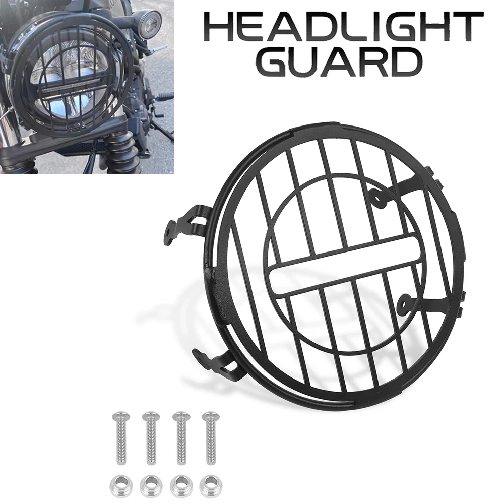 

Motorcycle Front Head Light Guard Headlight Grille Guard Cover Protector For Honda CL250 CL500 CL 250 CL 500 SCL500 2023 2024