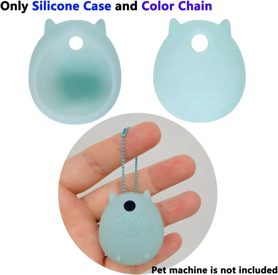 Silicone Protective Cover Case for Jujutsu Kaisen Tamagotchi Nano With Color Ring