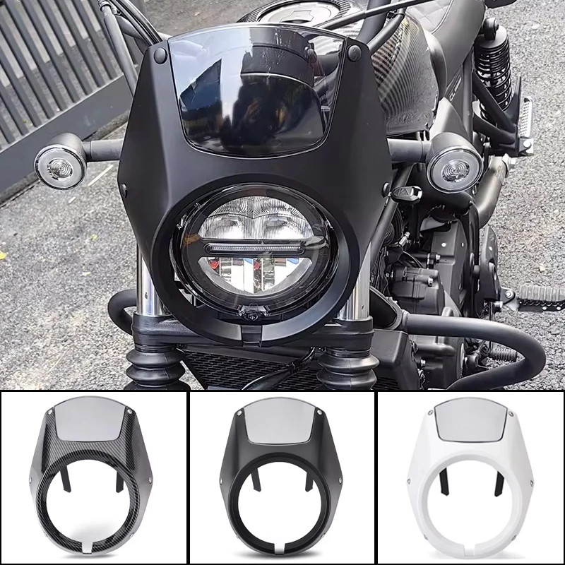 CL500 CL300 CL250 Motorbike Windscreen Windshield Front Mask Cowl For Honda CL SCL 250 300 500 2023 2024 Headlight Cover Fairing