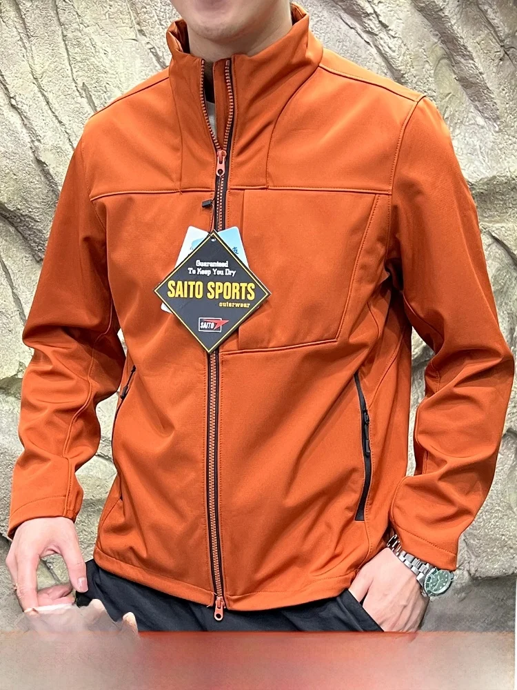 

Profional Outdoor 3D Tailored Fce Lined Men's Windproof Waterproof Scratch Resistant Autumn Winter Jaet Corn Pattern ...