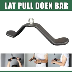 LAT-Pulldown Tricep Bar, Strength Training Workout, Back Cable Attachments, Grip for Home Gym