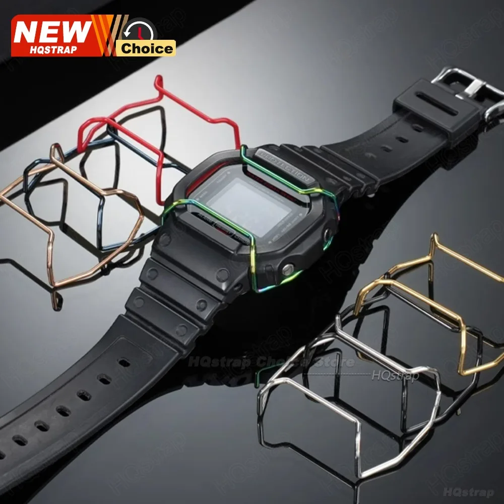 New Stainless Steel Bumper for Casio DW5600/5610/6900 GA2100/700 GWG1000 GX-56 GW9300 Anti-collision Protector Watch Accessories image 5