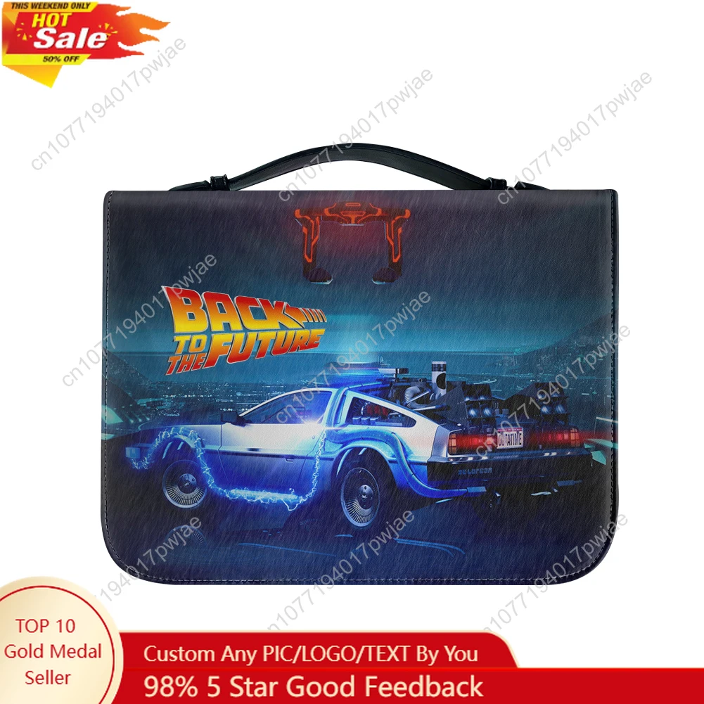 

Back to The Futures Movies Bible Bags Christian Gifts Personalized Cover Bible Pack Waterproof Leather Bag Pockets Package Case