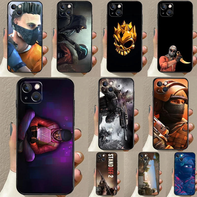 Standoff 2 Phone Case For iPhone 16 15 14 11 12 13 Pro Max Mini Plus X XS Max XR Cover Coque